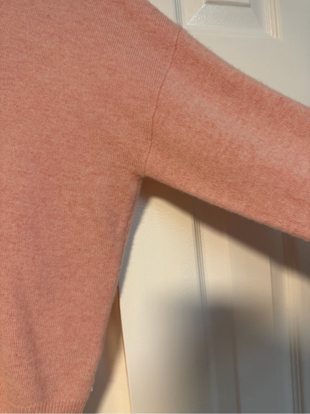 27 Miles Malibu Chiara 100% Cashmere Heart Button Cardigan Pink L NWOT - Picture 8 of 10